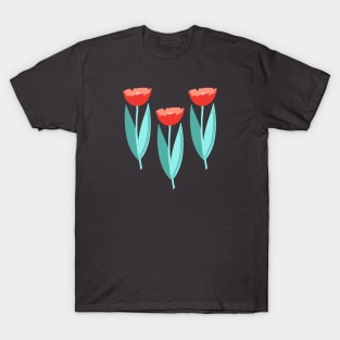 Red tulips T-Shirt